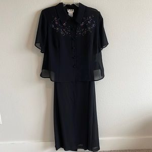 KSL Division Of Karin Stevens Two Piece Dress